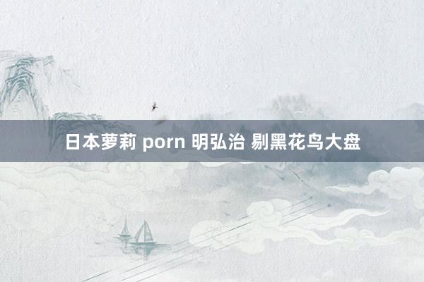 日本萝莉 porn 明弘治 剔黑花鸟大盘