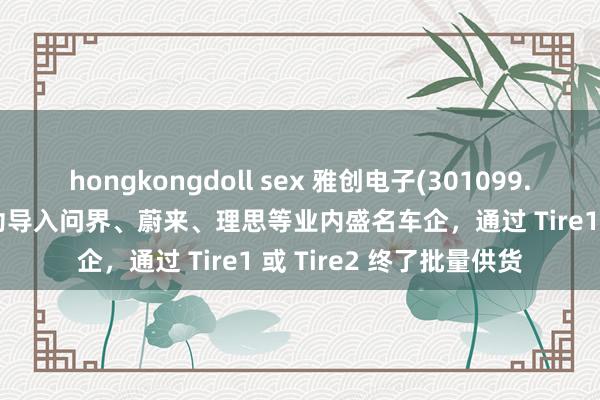 hongkongdoll sex 雅创电子(301099.SZ)：自研IC居品已成功导入问界、蔚来、理思等业内盛名车企，通过 Tire1 或 Tire2 终了批量供货